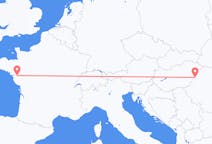 Flights from Oradea, Romania to Nantes, France
