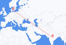 Flüge von Nagpur, Indien nach Kopenhagen, Dänemark