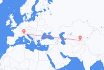 Flights from Khujand to Milan