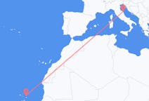 Flyg från Sal, Kap Verde till Ancona