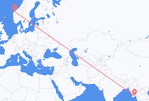 Flyrejser fra Rangoon til Ålesund