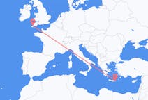 Flights from Sitia, Greece to Newquay, the United Kingdom