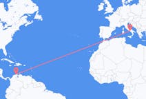 Flyrejser fra Riohacha, Colombia til Napoli, Italien