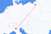 Flights from Parma, Italy to Szymany, Szczytno County, Poland