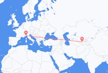 Flights from from Samarkand to Genoa