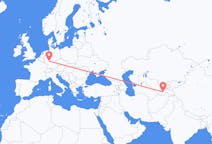 Flyg från Dusjanbe, Tadzjikistan till Frankfurt, Tyskland