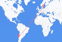 Flights from Concepción, Chile to Ronneby, Sweden