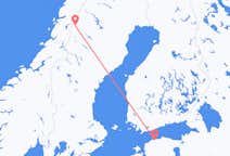 Flyg från Hemavan, Sverige till Tallinn, Estland