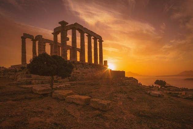 Private Sunset Tour of Cape Sounion, Temple of Poseidon & Athens Riviera