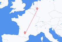 Flyg från Köln, Tyskland till Toulouse, Frankrike