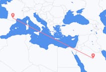 Loty z Al-Kasim w Arabii Saudyjskiej do Tuluzy we Francji