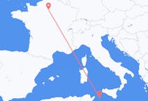 Fly fra Pantelleria til Paris
