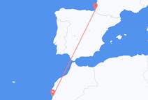 Vols depuis la ville d'Agadir vers la ville de Biarritz