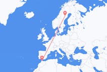 Flights from Tétouan, Morocco to Lycksele, Sweden