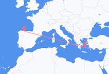 เที่ยวบินจาก Paros กรีซ ถึงซานติอาโก เดล มอนเต กรีซ