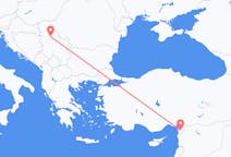 出发地 塞尔维亚贝尔格莱德目的地 土耳其哈塔伊省的航班
