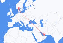 Flights from Al Ain, United Arab Emirates to Aalborg, Denmark