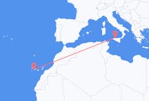 Flights from San Sebastián de La Gomera, Spain to Palermo, Italy