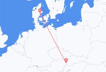 Flyg från Bratislava, Slovakien till Århus, Danmark