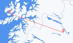 Flüge von der Stadt Stokmarknes in die Stadt Kiruna