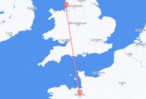 Flights from Rennes, France to Liverpool, England
