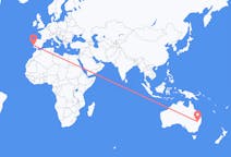 Flyg från Narrabri, Australien till Lissabon, Australien