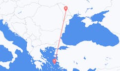 Vols de Chișinău, Moldavie pour Icarie, Grèce