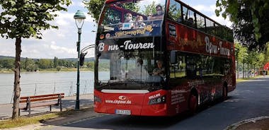 Hop-on, hop-off-tour door Bonn en Bad Godesberg in een dubbeldekkerbus