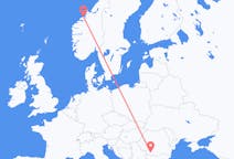 Flyrejser fra Kristiansund, Norge til Craiova, Rumænien
