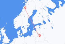 Flights from Minsk, Belarus to Hemavan, Sweden