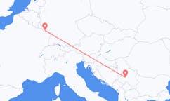 Flyrejser fra Saarbrücken, Tyskland til Kraljevo, Serbien