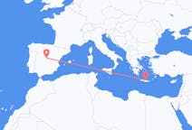 出发地 希腊出发地 伊拉克利翁目的地 西班牙马德里的航班