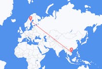 Flights from Da Nang, Vietnam to Lycksele, Sweden