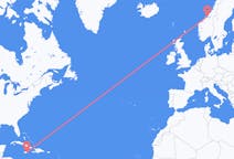 Flyg från Kingston till Ørland