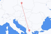 Flyreiser fra Kastoria, Hellas til Wrocław, Polen