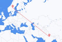 Flights from Kanpur, India to Sveg, Sweden