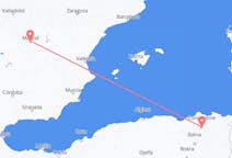 出发地 阿尔及利亚出发地 君士坦丁目的地 西班牙马德里的航班