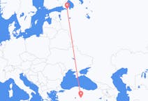 Flyrejser fra Sankt Petersborg, Rusland til Kayseri, Tyrkiet