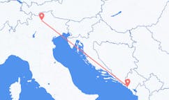 Vols de Bolzano, Italie à Tivat, monténégro