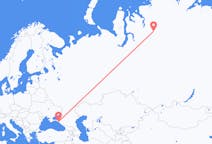 Fly fra Norilsk til Gelendzhik