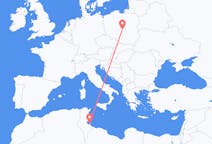Flyreiser fra Djerba, Tunisia til Lodz, Polen