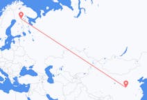 Flyg från Xi'an, Kina till Kuusamo, Finland