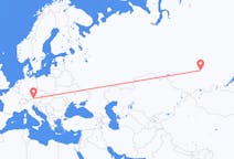 Flyg från Krasnojarsk till Salzburg