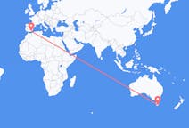 Flyg från Hobart, Australien till Almeria, Spanien