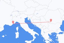 Flights from Nice in France to Craiova in Romania