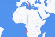 Flights from Namibe, Angola to Catania, Italy