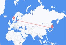 Flights from Hakodate, Japan to Oslo, Norway