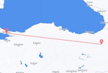Flug frá Istanbúl, Tyrklandi til Erzurum, Tyrklandi