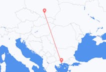 Flyreiser fra Krakow, Polen til Kavala, Hellas