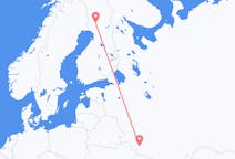 Vluchten van Koersk naar Rovaniemi